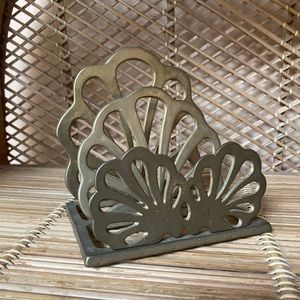 Vintage Brass Mail or Napkin Holder